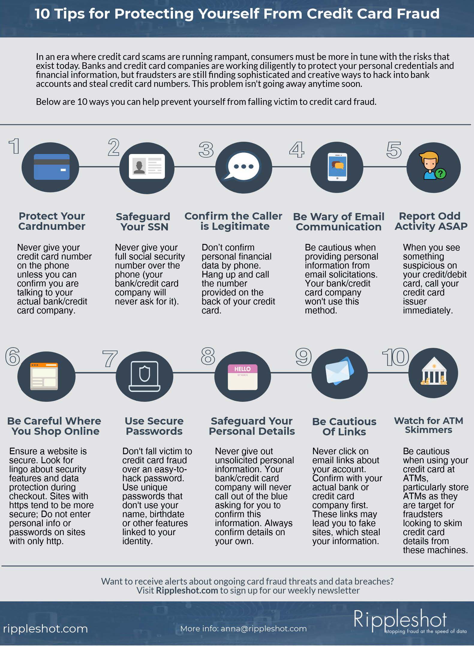 Tips to Avoid Credit Card Scams